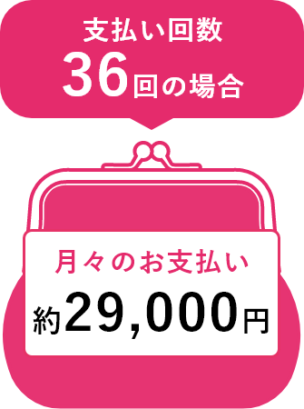 支払回数36回の場合